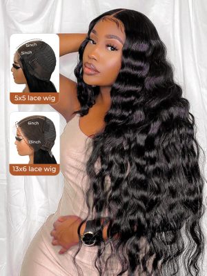 Long Wigs Body Wave Pre Plucked HD Lace Human Hair Wigs 24-40 Inch