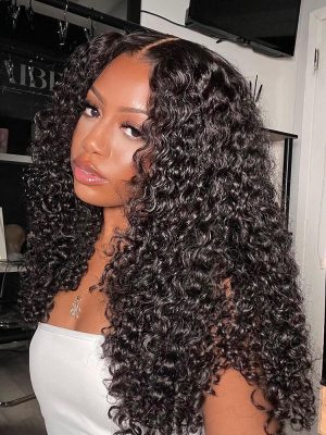 Water Wave Upart Wigs Best Natural Wavy Wig Human Hair V Part Wigs