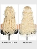 Blonde Body Wave 360 Glueless Lace Wig With Dark Root 250 Density - Image 8