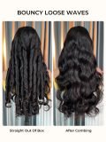 Widows Peak M Hairline Loose Body Wave 13x6 HD Lace Front Single Tiny Knots Wig - Image 6