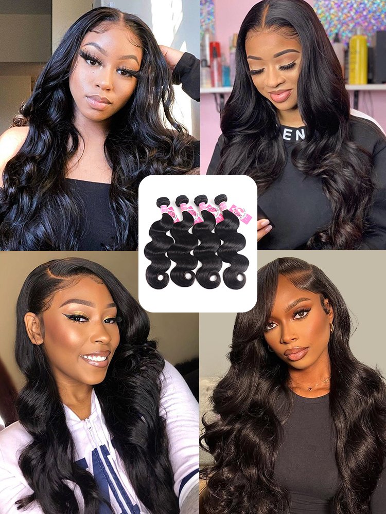 1_76_3 4 Bundles Alipearl Brazilian Body Wave Virgin Hair - Image 1