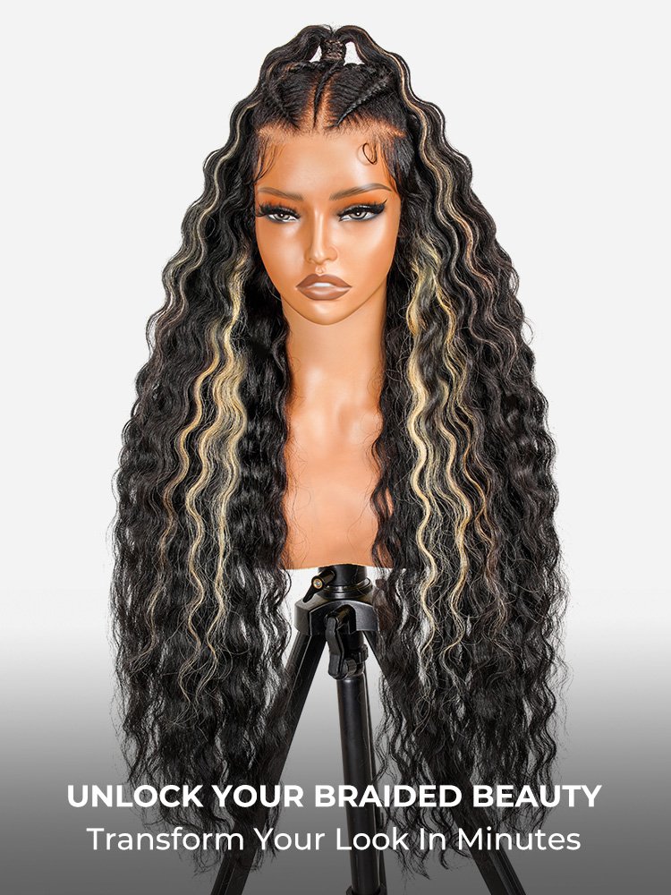 Stylist Braided Highlight Wig