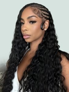 Water Wave Pre Braided 13x6 HD Lace Glueless Wig Ready to Go - Image 3