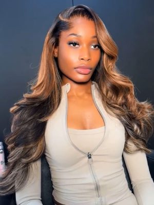 Highlight Lagos Hairline Loose Body Wave 13x6 HD Lace Front Wigs