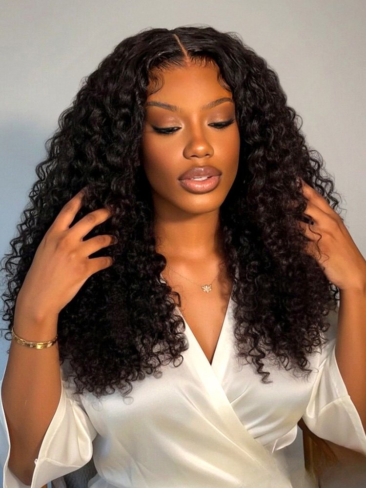 1__2_13 Burmese Curly HD Lace Front High Density Wigs Human Hair - Image 1