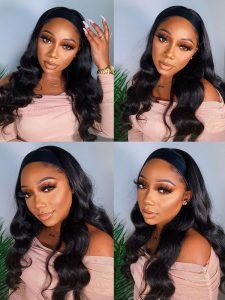 Body Wave Best Headband Wig Affordable Half Wig Styles - Image 8