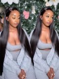 Alipearl Straight 13*6 Lace Frontal Wigs Transparent Lace - Image 5