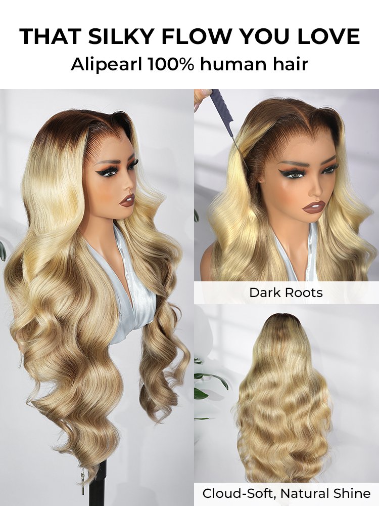 M-shaped 13x6 lace frontal wig