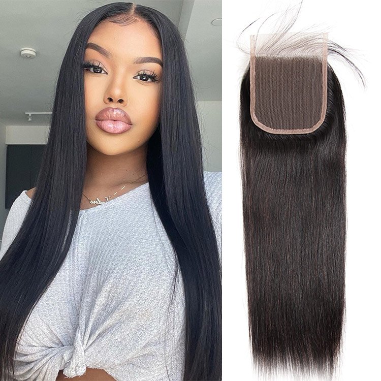 2_15_29 Alipearl Brazilian Straight Human Hair 4*4 5*5 6*6 HD Lace Closure 1Pc - Image 1
