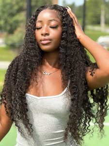 Alipearl Loose Deep Wave 4x7 Ready To Go Lace Wigs 180% Density - Image 2