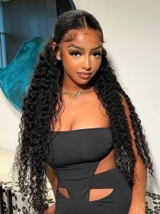 Deep Wave Wigs 13x6 Frontal Wigs Curly Human Hair Wigs - Image 2