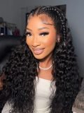 Pre Braided Pre Styled Ready To Go Deep Wave 13*6 Frontal Wig - Image 2