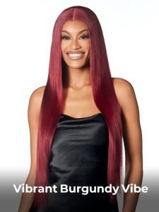 99J Hair Color LY Super Thin Transparent Lace Front Wig Burgundy Wig Colored Human Hair Wigs - Image 2