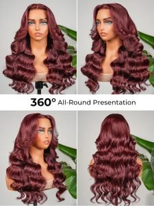 99J Body Wave Ready To Go Gluelesss 5*5 Lace Closure Wig - Image 7