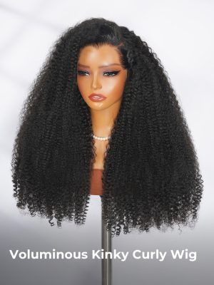 Lagos M Hairline Kinky Curly C Part 13x6 HD Lace Front Wig Ready To Go
