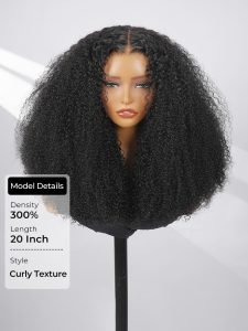 300% Density Bouncy Curly Drawstring 6x8 HD Lace Ready To Go Wig - Image 8