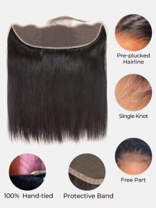 Alipearl Brazilian Straight Virgin Hair 13*4 13*6 360 HD Lace Frontal - Image 6