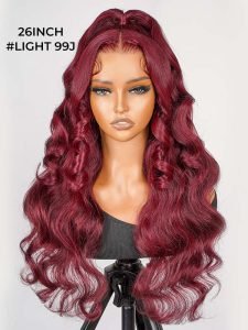 99J Pre-styled Half Up Half Down 13*4 Lace Frontal Wig Ready To Go - Image 2