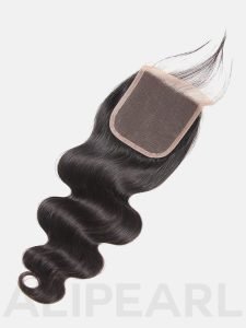 Brazilian Body Wave Virgin Hair 4pcs with Lace Closure Alipearl - Image 2