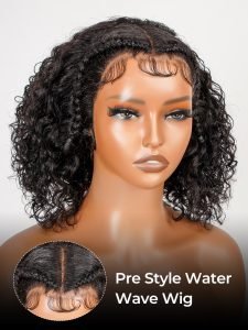 Water Wave Pre Styled 13x4 Lace Frontal Wigs Ready To Go - Image 2