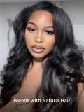 Kinky Straight Half Wig With Draw-String For Beginners - Image 2