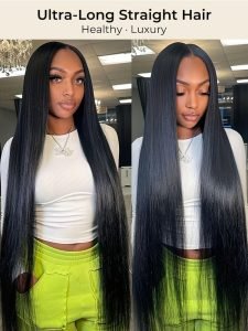 Long Wigs Straight HD Lace Frontal Human Hair Wigs 24-40 Inch - Image 3