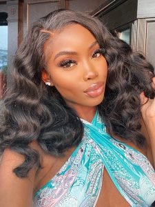 Short Bob Loose Deep Wave 13*4 Lace Pre-Plucked Frontal Wig - Image 2