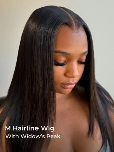Ready To Go M Hairline Straight 6x8 Lace Front Wig With Drawstring - Image 3