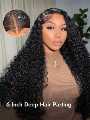 Water Wave Wig 6x6 Closure High Quality Wigs Human Hair Wigs