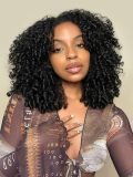 Burmese Curly Glueless V Part Fluffy Wig 250 Density Ready To Wear - Image 2