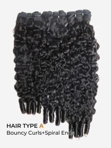 3 Bundles Burmese Curly Brazilian Deep Curly Hair Extensions - Image 2