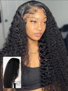 Alipearl Curly Hair Wig 13x6 Lace Front Wig Human Hair Natural Curly Wigs - Image 2