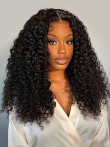 Burmese Curly HD Lace Front High Density Wigs Human Hair - Image 9