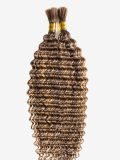 Deep Wave 4/27 Color Hair Bulk Human Braiding Hair No Weft 100g - Image 3