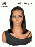 [Ship To US Only]Pre Braided Short Bob Pre Cut Ready To Go Glueless 13x4 Lace Frontal Wig - Image 5