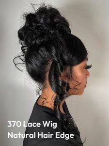 Ready To Go 370 Lace Wigs Body Wave Human Hair With Glueless Invisi Drawstring - Image 4