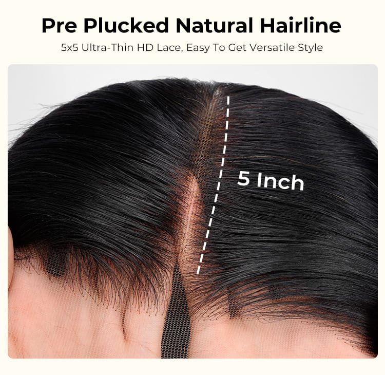 5x5 HD lace wig