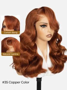 Side C Part Glueless Layered Cut Body Wave 6*8 Lace Closure Wig Pre Cut Ready To Go - Image 4
