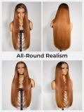 Layered Cut Honeyed Bliss M Hairline 6x8 Lace Front Wig Glueless - Image 7