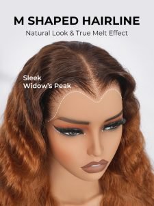 Crimp Wavy Honeyed Bliss Drawstring 13x6 Lace Front Wig M Hairline - Image 6