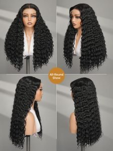Double Drawn Loose Deep Wave 5x5 Built-In Scalp Wig Top Grade Hair - Image 9