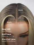 12A Raw Hair Champagne Blonde Highlights HD Lace Wig Ready To Go - Image 3