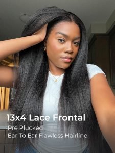 250% Density Yaki Straight Alipearl Super Thin LY Lace Front Wigs Pre Plucked - Image 2