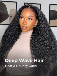 180% Density Alipearl Natural Wave Ready To Go Lace 4x7 Lace Clsoure Deep Wave Wigs - Image 2