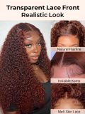 Alipearl Ready To Wear Reddish Brown Curly Glueless Human Hair Wig Pre Plucked With Baby Hair - Image 7