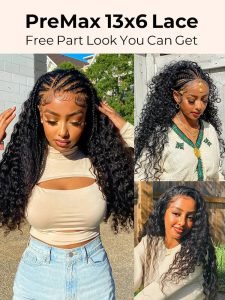 Deep Wave Wigs 13x6 Frontal Wigs Curly Human Hair Wigs - Image 7