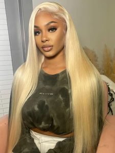 Alipearl Full Lace Wigs 613 Blonde Color Straight and Body Wave Human Hair Wig - Image 2