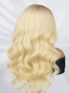 Ombre Color Wig #4/613 Body Wave Human Hair Lace Wig - Image 5