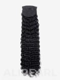 Alipearl Deep Wave Real Human Hair Ponytail With Magic Paste - Image 4