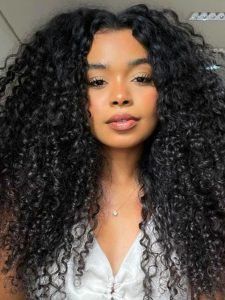 Alipearl Seamless Curly Wave Clip In Human Hair Extensions - Image 2